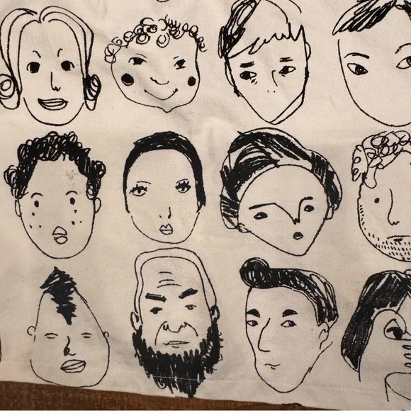 8 BIRDIES Graphic Face Print Mini Skirt - Picture 3 of 4